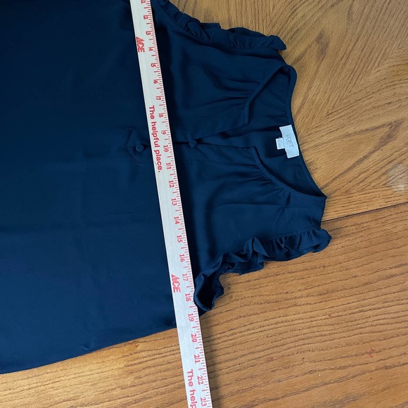 Loft Dressy Tank Top Blue Women Sz XS slightly used - Picture 6 of 7